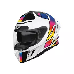 Airoh Spark 2 Lively Мотошлем Rainbow Glossy Белый (размер: xs)