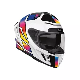 Airoh Spark 2 Lively Мотошлем Rainbow Glossy Белый