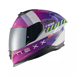 Nexx Y.100r Fade Мотошлем Purple White Белый (размер: xs)