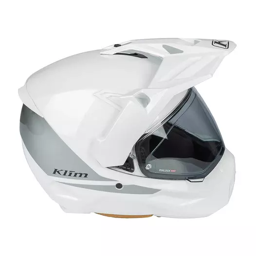 Klim X1 Alpha Мотошлем White High Rise Белый