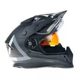 Amoq Adaptor Мотошлем Black Grey Черный (размер: xs)