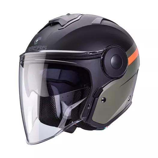 Caberg Soho Zephyr Мотошлем Black Green Orange Зеленый (размер: xs)