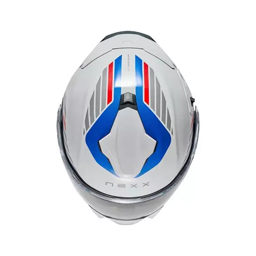 Nexx X.lifetour Globe Мотошлем White Blue Белый