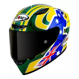 Suomy Track-1 Troy Bayliss Replica 2005 Мотошлем Желтый (размер: xs)