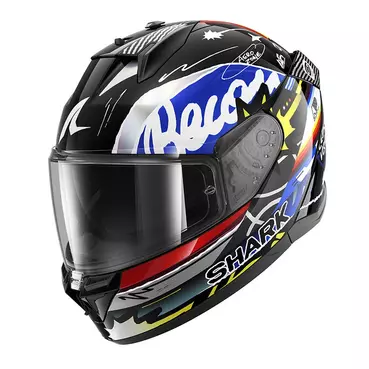 Shark D-skwal 3 Streetrush Мотошлем Black Blue Синий