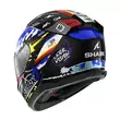 Shark D-skwal 3 Streetrush Мотошлем Black Blue Синий
