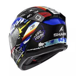 Shark D-skwal 3 Streetrush Мотошлем Black Blue Синий