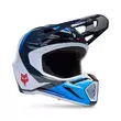 Fox V3 Fade Мотошлем White Blue Синий (размер: s)