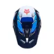 Fox V3 Fade Мотошлем White Blue Синий