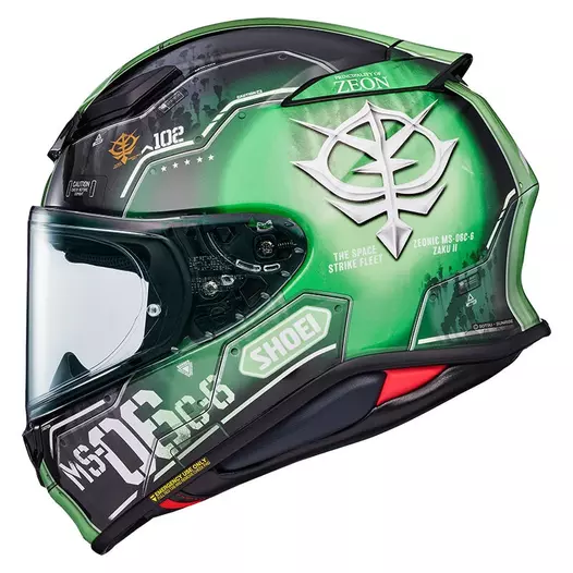 Shoei Nxr 2 Zaku 2 Tc-4 Мотошлем Зеленый