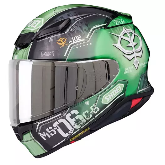 Shoei Nxr 2 Zaku 2 Tc-4 Мотошлем Зеленый