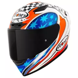 Suomy Track-1 Troy Bayliss Replica 2002 Мотошлем Белый (размер: xs)