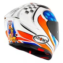 Suomy Track-1 Troy Bayliss Replica 2002 Мотошлем Белый