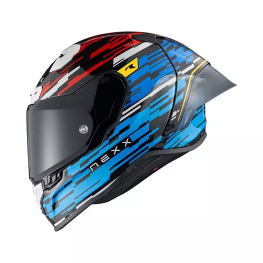 Nexx X.r3r Glitch Racer Мотошлем Blue Red Синий (размер: m)