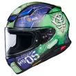 Shoei Nxr 2 Zaku I Tc-11 Мотошлем Зеленый (размер: s)