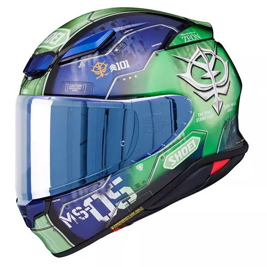 Shoei Nxr 2 Zaku I Tc-11 Мотошлем Зеленый