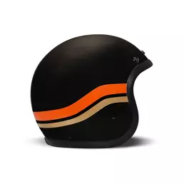 Dmd Jet Retro Sunset Мотошлем Black Matt Черный (размер: s)