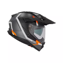 Acerbis Attack Мотошлем Black Orange Fluo Matt Оранжевый