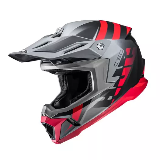 Hjc C50 Mirage Мотошлем Grey Red Matt Красный (размер: xs)