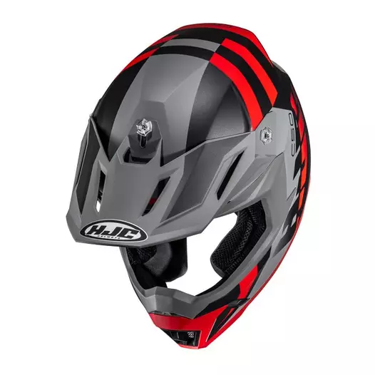 Hjc C50 Mirage Мотошлем Grey Red Matt Красный