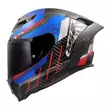 Ls2 Ff807 Dragon Carbon Trax Мотошлем Blue Синий