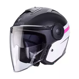 Caberg Soho Zephyr Мотошлем Black White Fuchsia Розовый