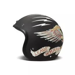 Dmd Jet Retro Eagle Мотошлем Черный