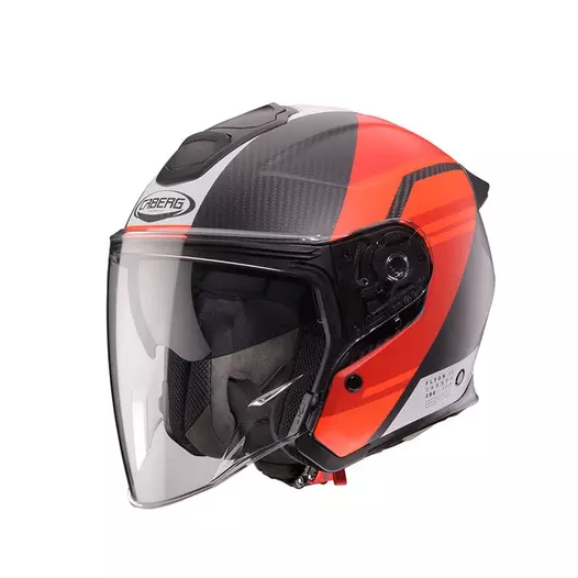 Caberg Flyon 2 Matt Carbon Addict Мотошлем Red (размер: xs)