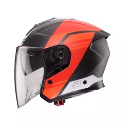Caberg Flyon 2 Matt Carbon Addict Мотошлем Red