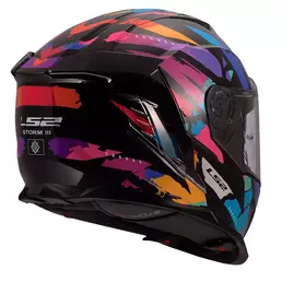 Ls2 Ff818 Storm 3 Kaos Мотошлем Purple Blue Фиолетовый