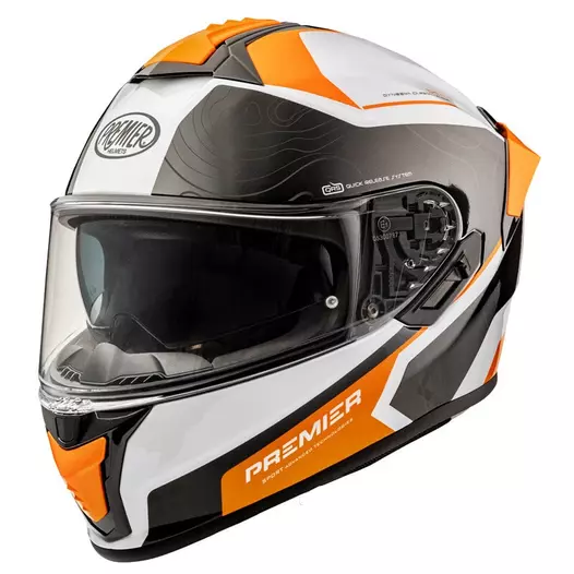 Premier Evoluzione Dk 93 Мотошлем Orange Оранжевый (размер: l)