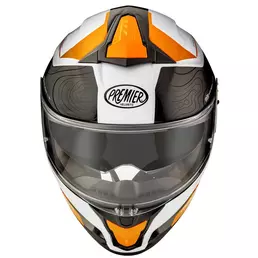 Premier Evoluzione Dk 93 Мотошлем Orange Оранжевый