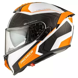 Premier Evoluzione Dk 93 Мотошлем Orange Оранжевый