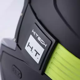 Blauer Hacker Мотошлем Black Yellow Черный