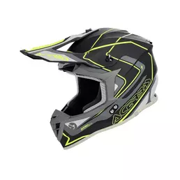 Acerbis Linear 2206 Мотошлем Black Yellow Fluo Черный
