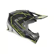 Acerbis Linear 2206 Мотошлем Black Yellow Fluo Черный