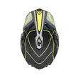 Acerbis Linear 2206 Мотошлем Black Yellow Fluo Черный