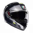 Agv K3 E2206 Shade Мотошлем Grey Yellow Fluo Серый (размер: xs)