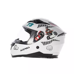 Acerbis Carlino Kid 2206 Мотошлем White Белый