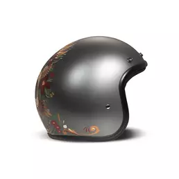 Dmd Jet Retro Skull Мотошлем Черный (размер: s)