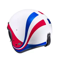 Hjc V31 Emgo Мотошлем White Blue Red Белый