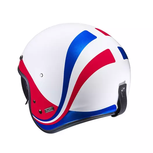 Hjc V31 Emgo Мотошлем White Blue Red Белый