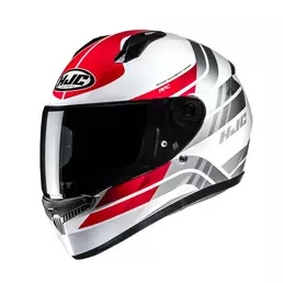 Hjc C10 Hiper Мотошлем White Red Белый