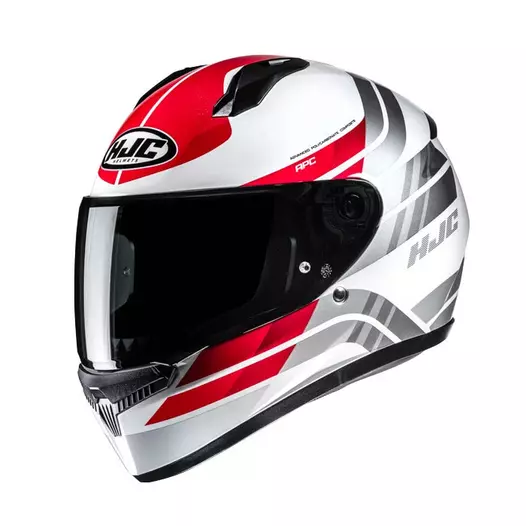 Hjc C10 Hiper Мотошлем White Red Белый (размер: xs)
