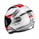 Hjc C10 Hiper Мотошлем White Red Белый