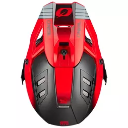O Neal Ex-srs Hitch Мотошлем Grey Red Красный