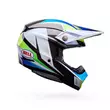 Bell Moto-10 Spherical Grid Мотошлем White Blue Синий