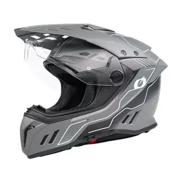 O Neal Sierra Rs Echo Мотошлем Black Grey Серый