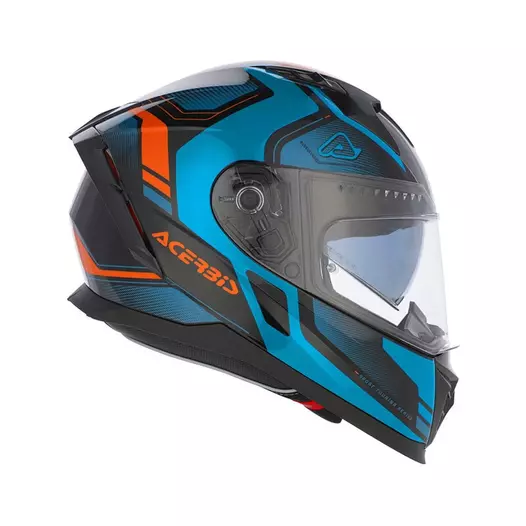 Acerbis X-way Graphic Мотошлем Blue Orange Синий