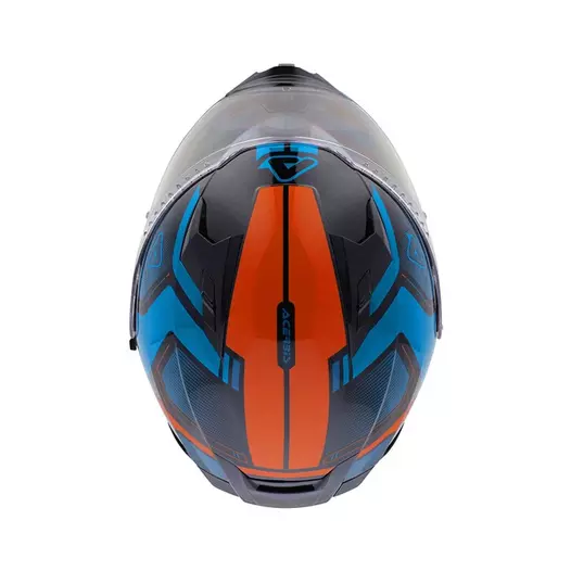 Acerbis X-way Graphic Мотошлем Blue Orange Синий